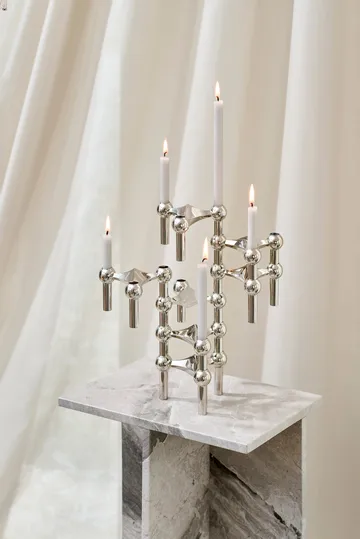 Świece Nagel 12 szt. - Linen grey (szary len) - STOFF