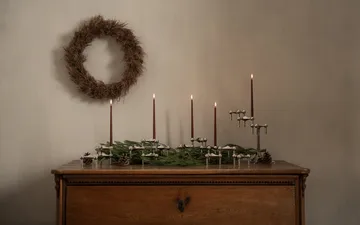 Świeczki STOFF by ester & erik, 6 szt. - Burgundy red - STOFF