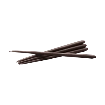 Świeczki STOFF by ester & erik, 6 szt. - Espresso - STOFF