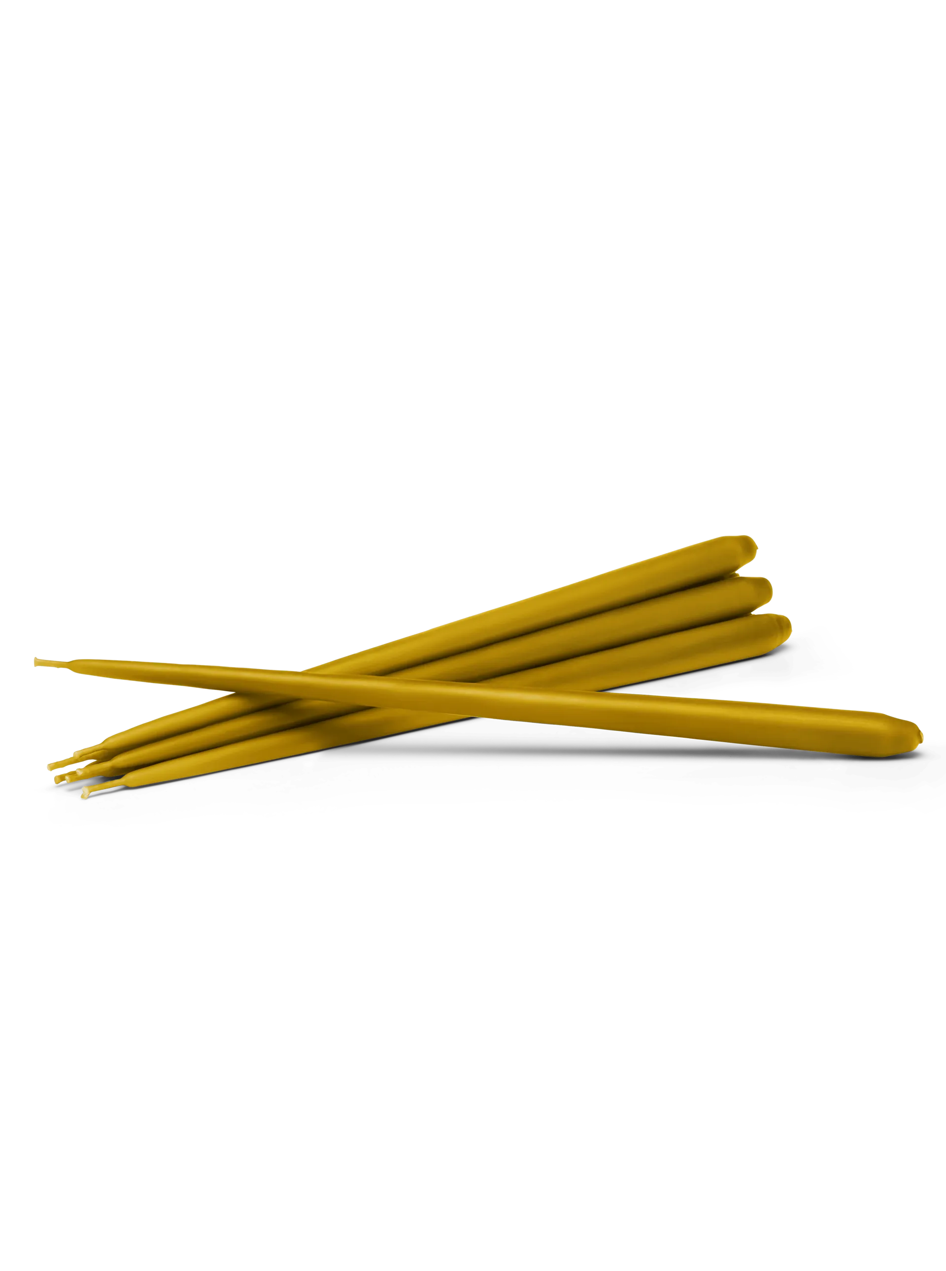 Świeczki STOFF by ester & erik, 6 szt., Mustard STOFF