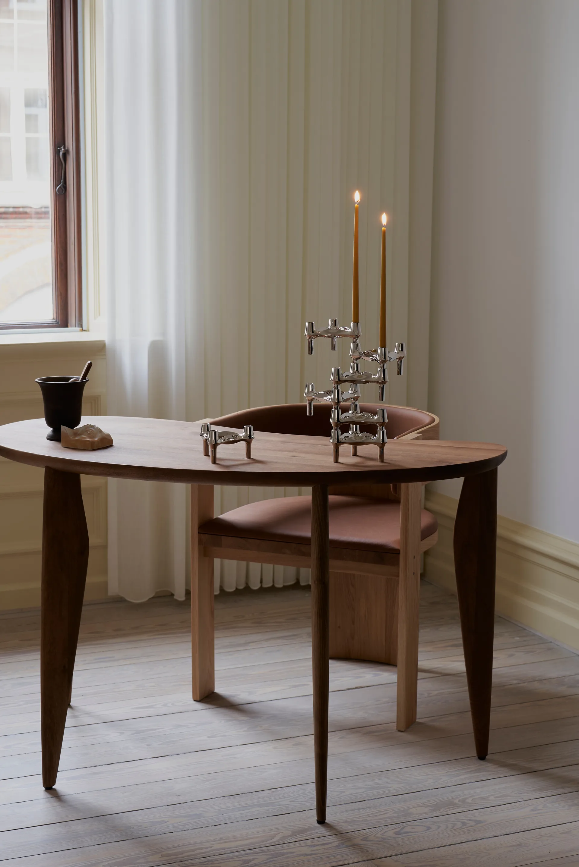 Świeczki STOFF by ester & erik, 6 szt., Mustard STOFF