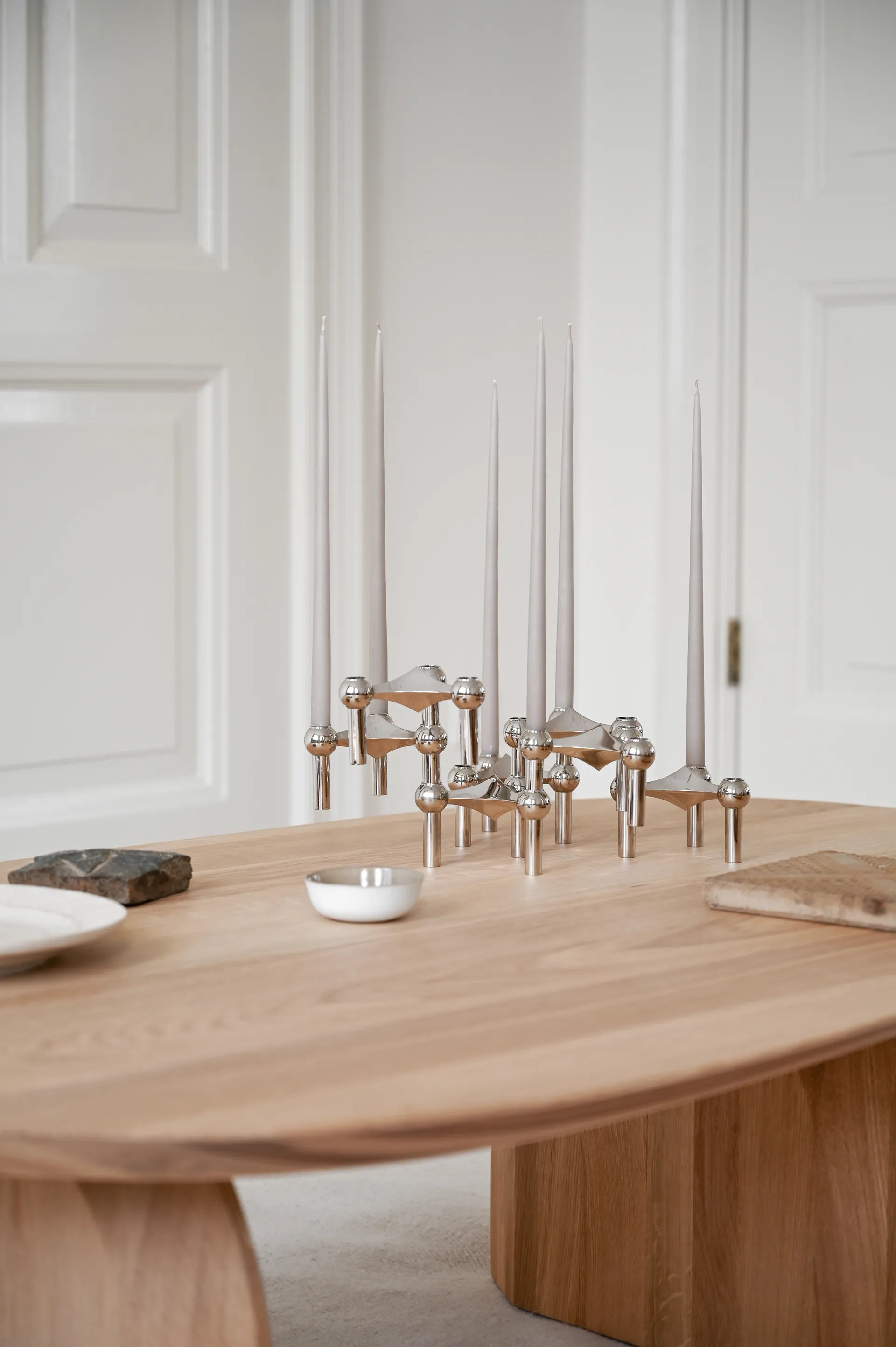 Świeczki STOFF by ester & erik, 6 szt., Sand STOFF