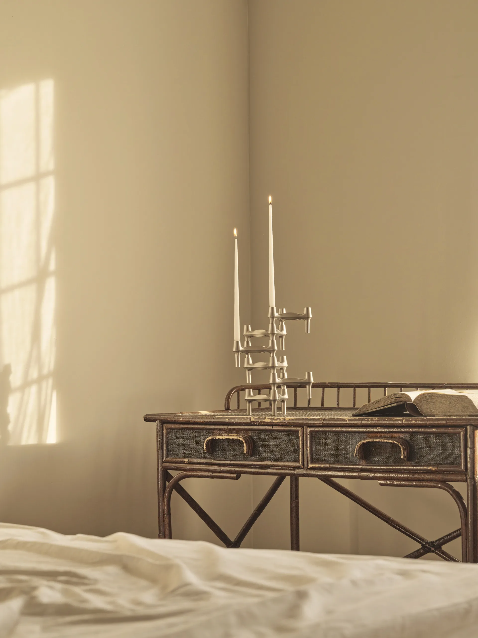 Świeczki STOFF by ester & erik, 6 szt., White  STOFF