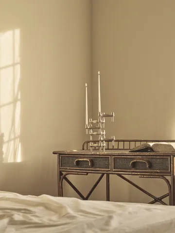 Świeczki STOFF by ester & erik, 6 szt. - White  - STOFF