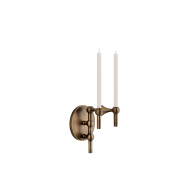 Świecznik ścienny STOFF Nagel - Bronzed brass - STOFF
