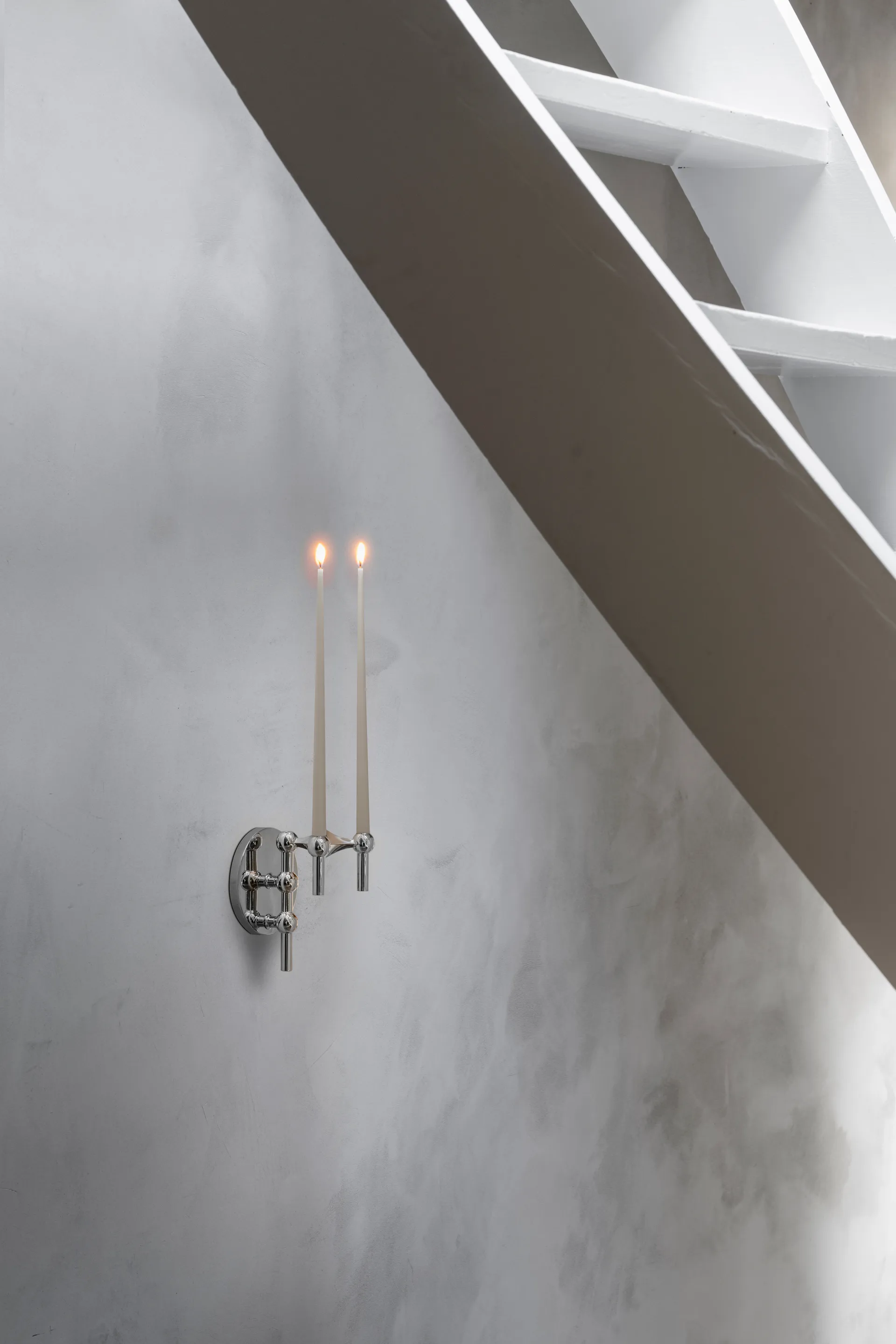 Świecznik ścienny STOFF Nagel, Chrome STOFF