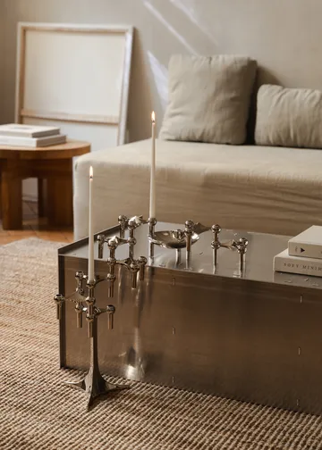 Świecznik STOFF Nagel, 3 szt. - Chrom - STOFF