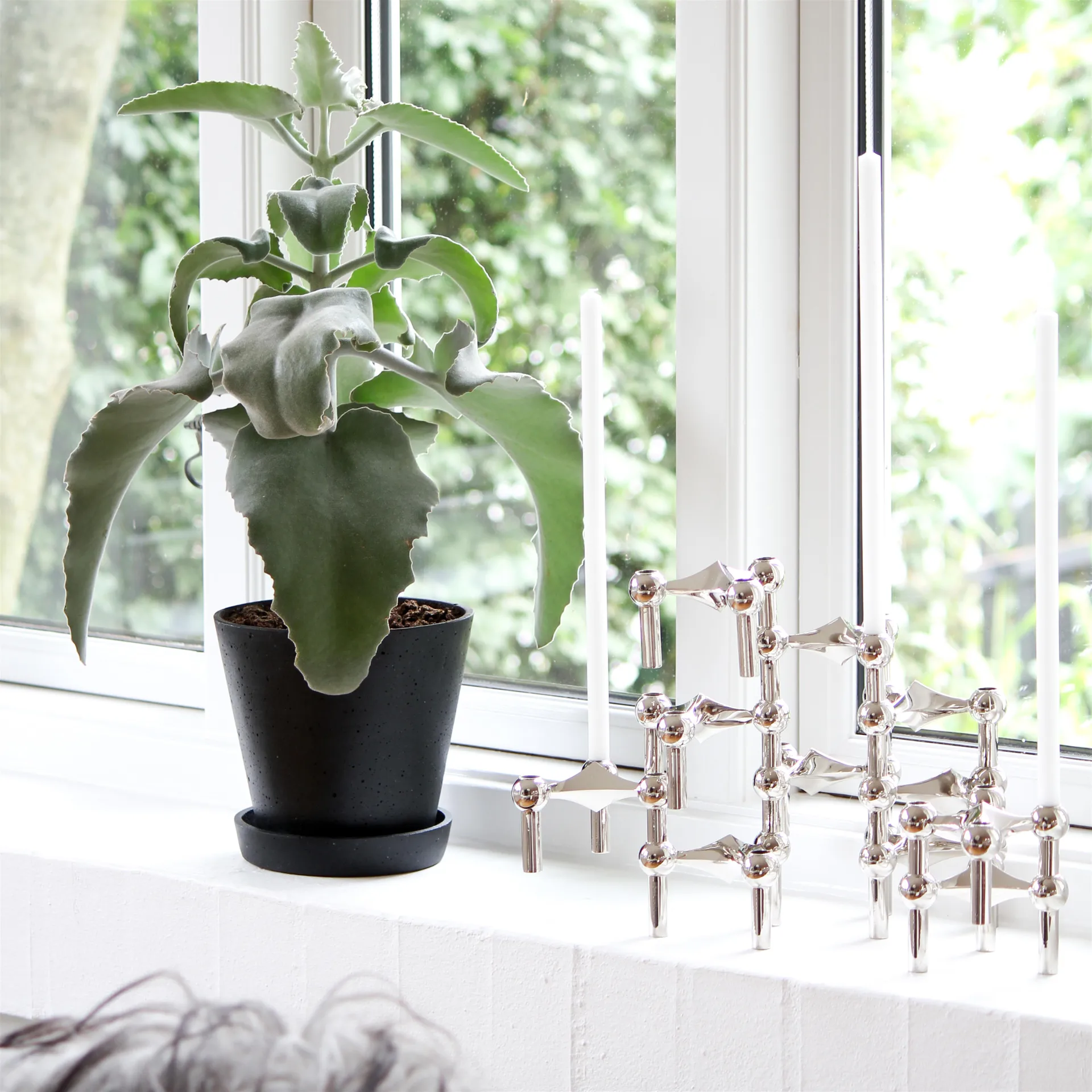 Świecznik STOFF Nagel, 3 szt., Chrom STOFF