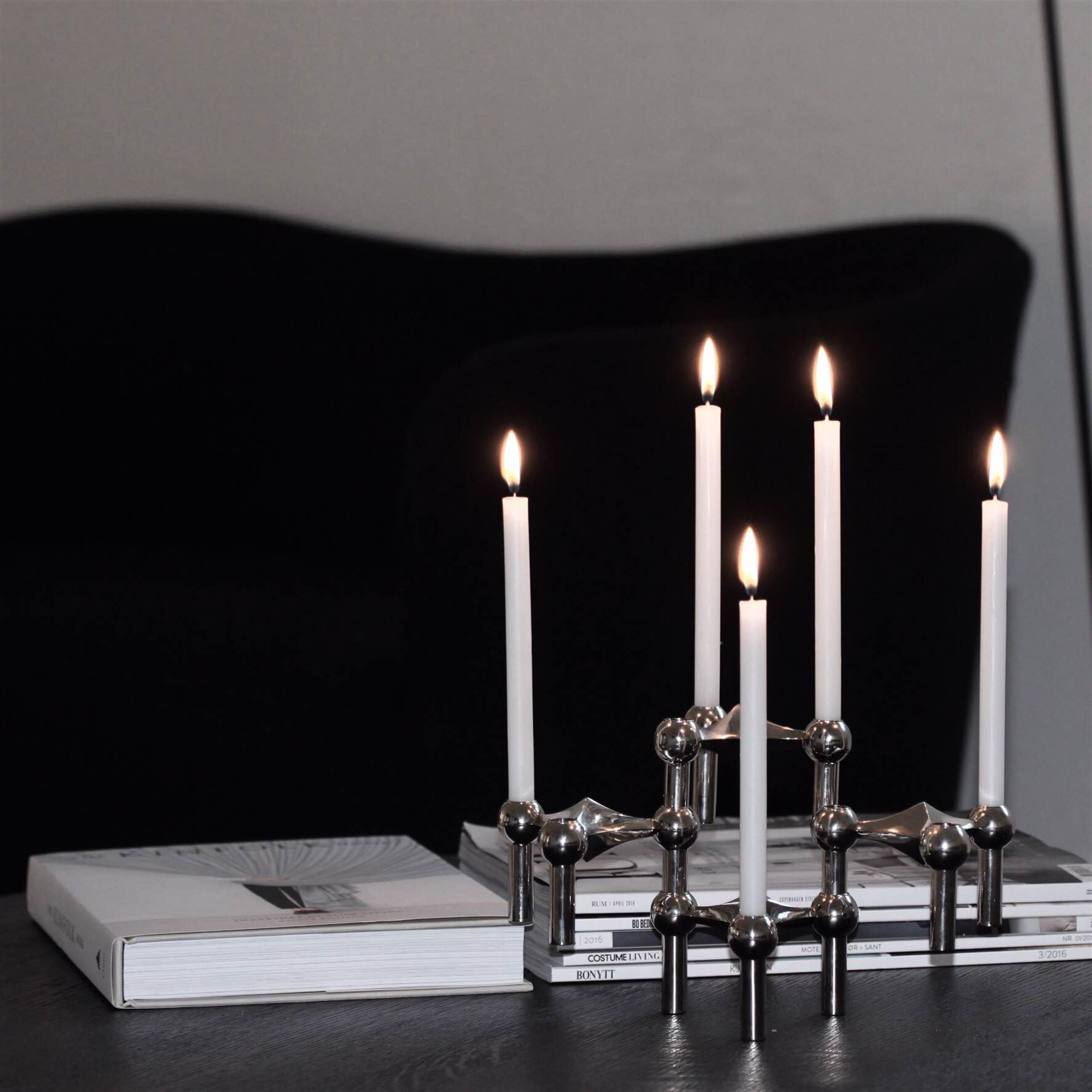 STOFF NAGEL クローム 3点 第2弾 Świecznik STOFF Nagel, 3 szt. | STOFF → NordicNest.pl