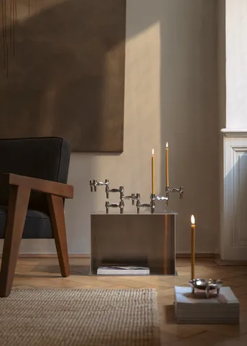 Świecznik STOFF Nagel BMF 3-pak - Chrom - STOFF