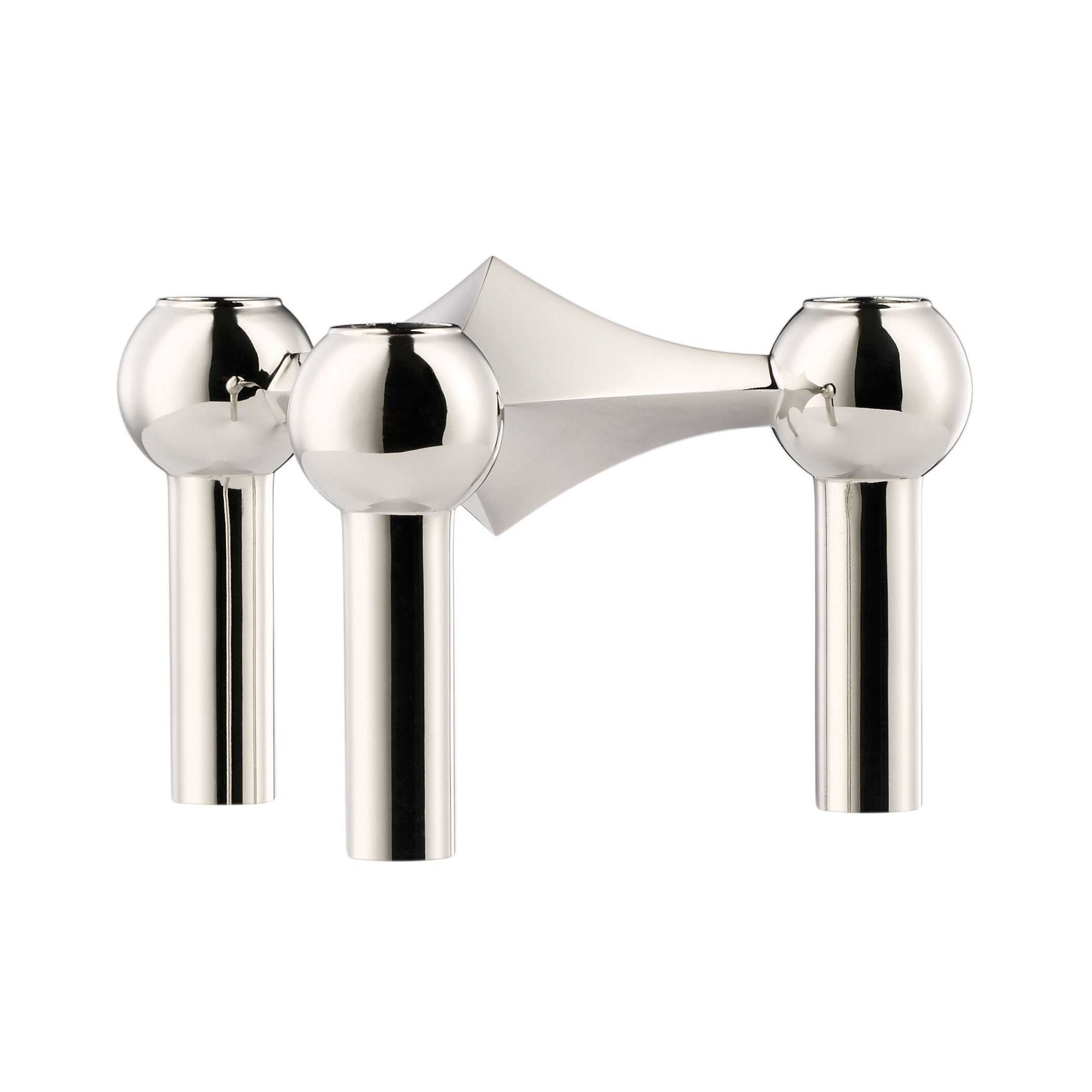STOFF NAGEL クローム 3点 第2弾 STOFF NAGEL świecznik chrom zestaw 3 sztuki 9034 - AnOther