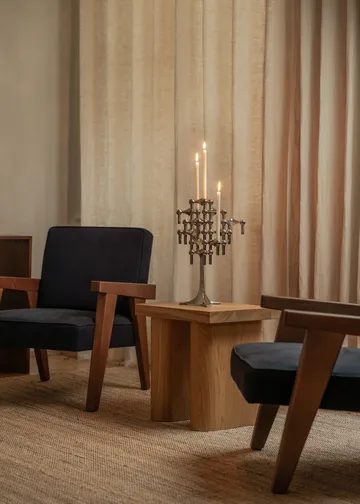 Świecznik STOFF Nagel - Chrom - STOFF