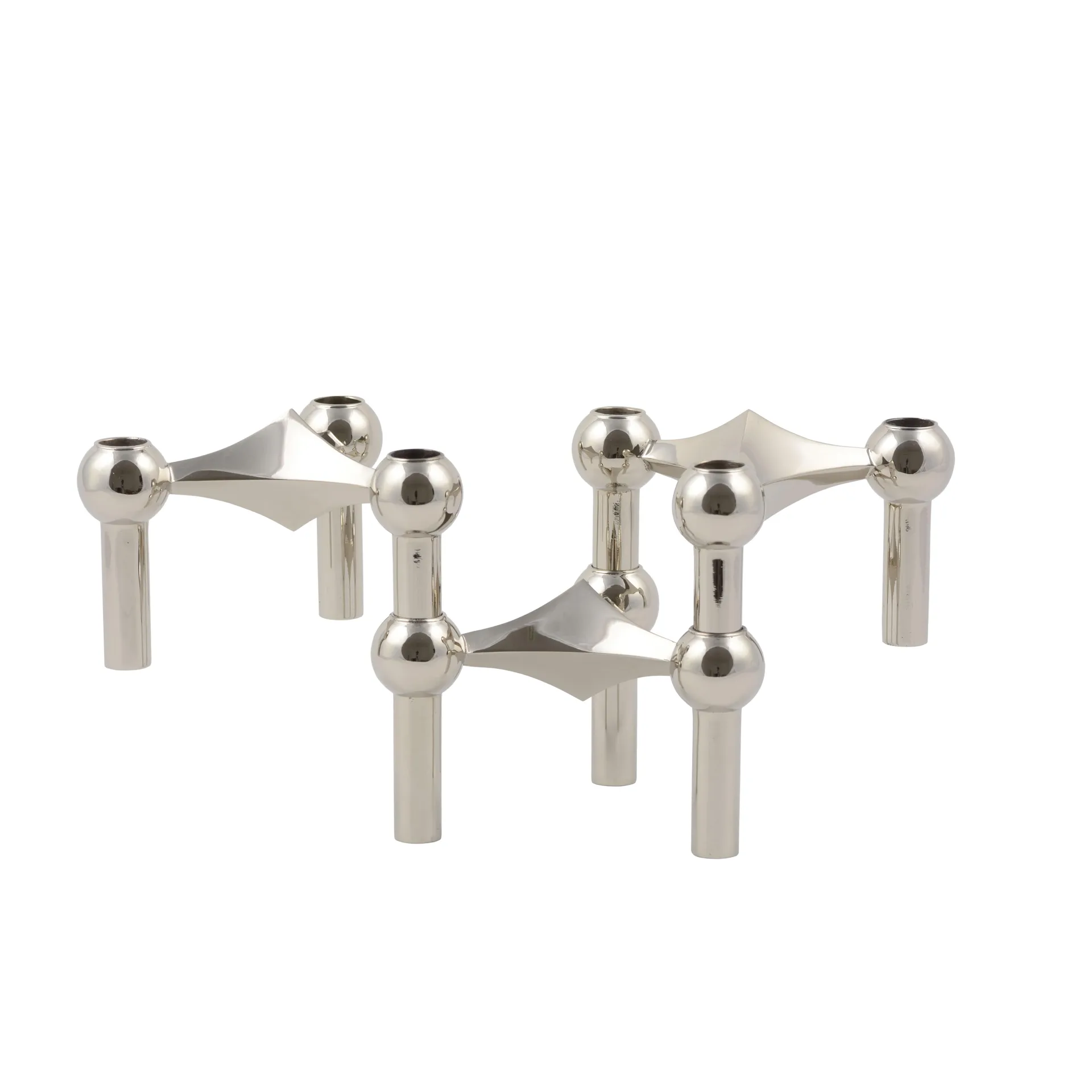 Świecznik STOFF Nagel, Chrom STOFF