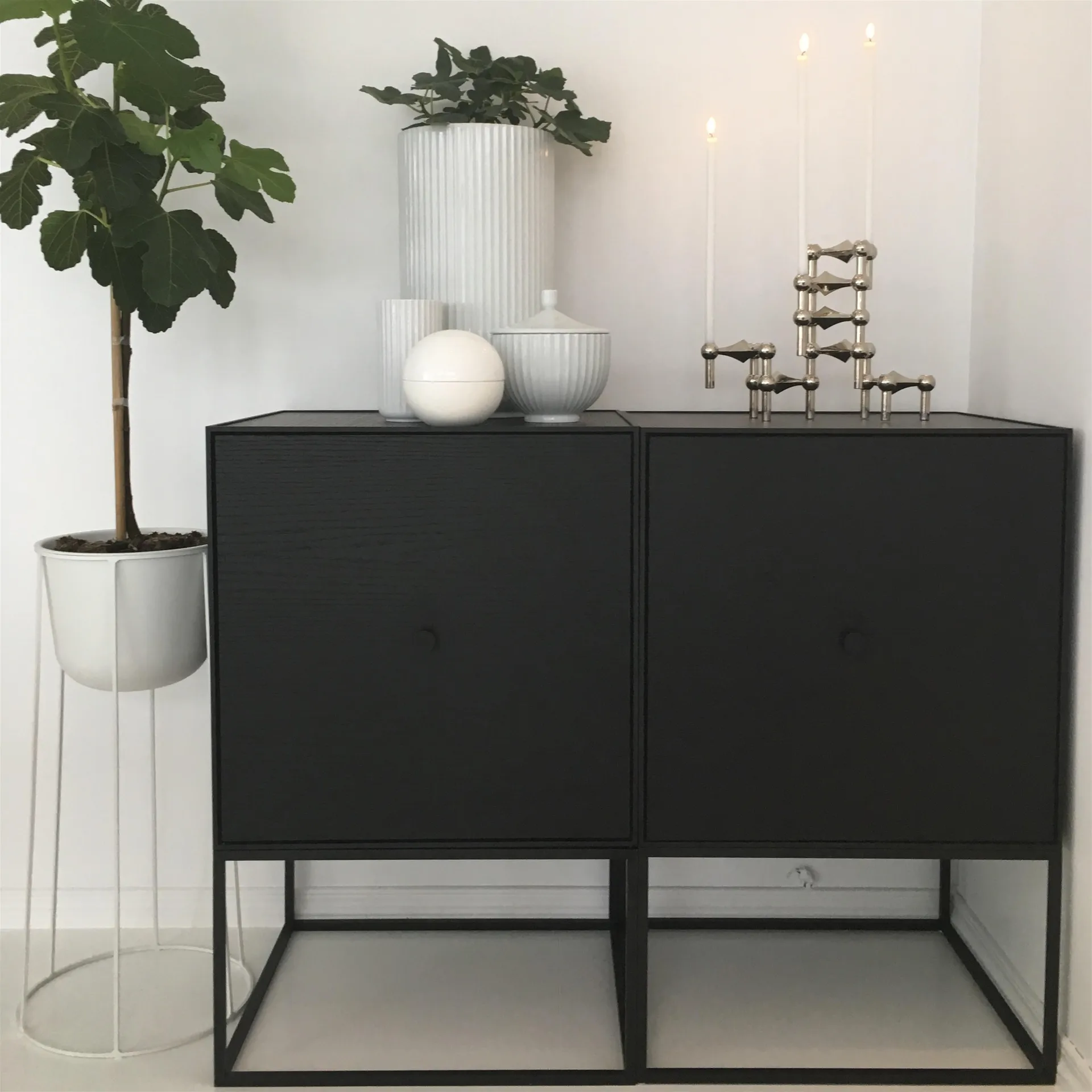 Świecznik STOFF Nagel, Chrom STOFF