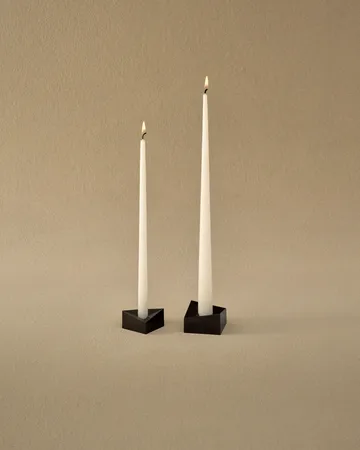 Świecznik STOFF Nagel reflect mały 2,7 cm - Czarny chrom - STOFF