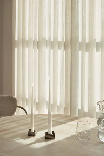 Świecznik STOFF Nagel reflect mały 2,7 cm - Czarny chrom - STOFF