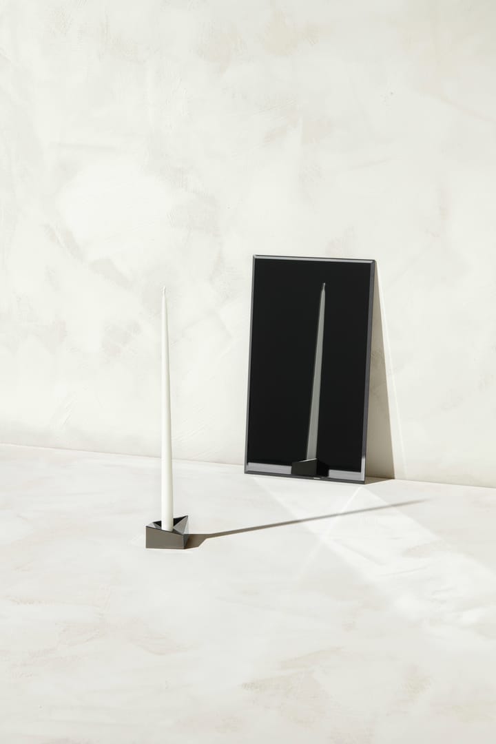 Świecznik STOFF Nagel reflect mały 2,7 cm, Czarny chrom STOFF