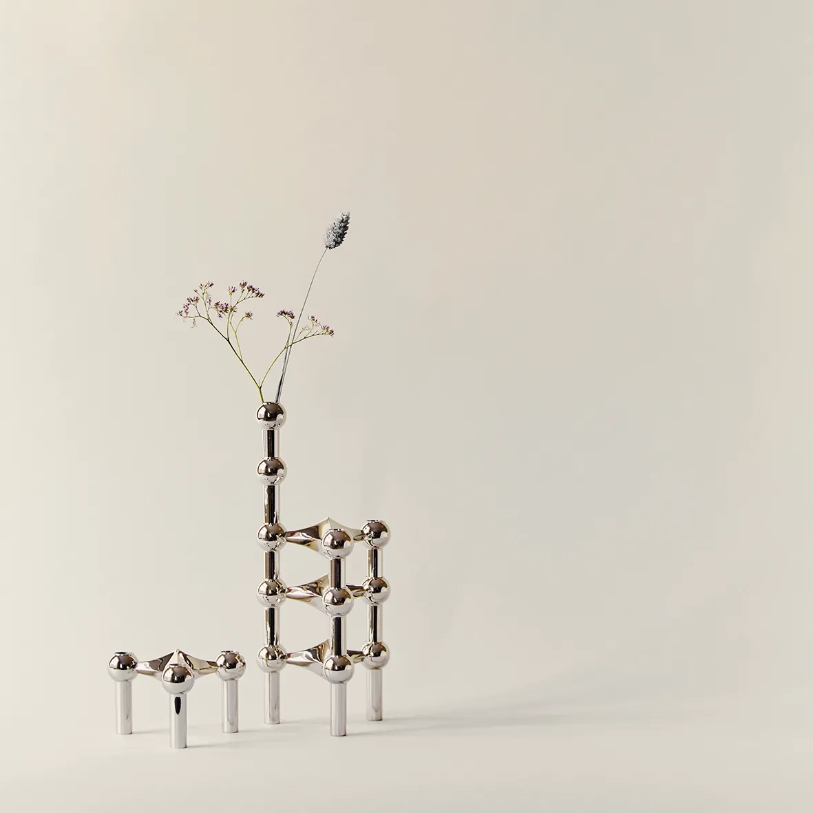 Wazon STOFF, chrom STOFF