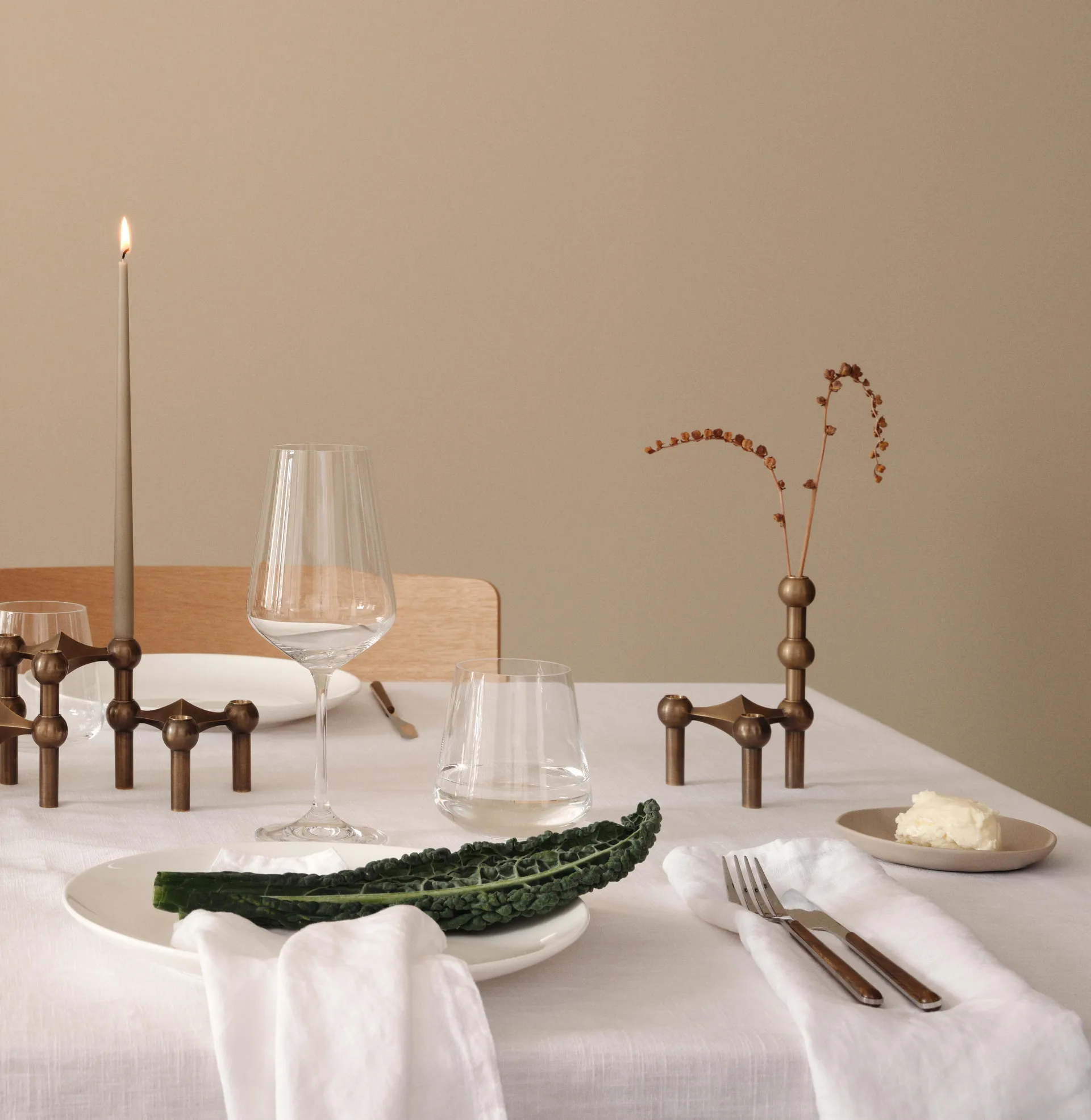 Wazon STOFF, Oksydowany mosiądz STOFF