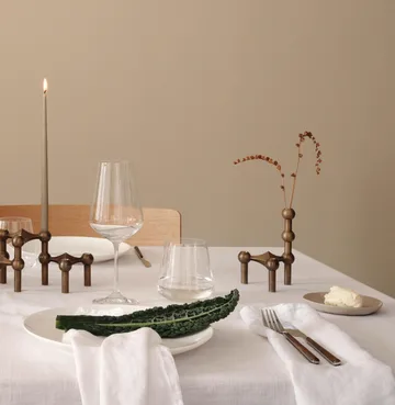 Wazon STOFF - Oksydowany mosiądz - STOFF