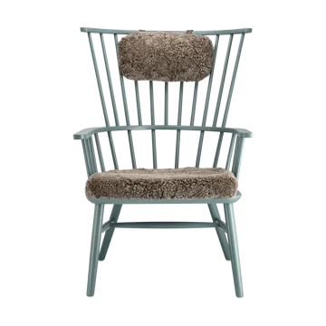 Fotel Henriette z poduszką i zagłówkiem Mgła-Sahara - undefined - Stolab