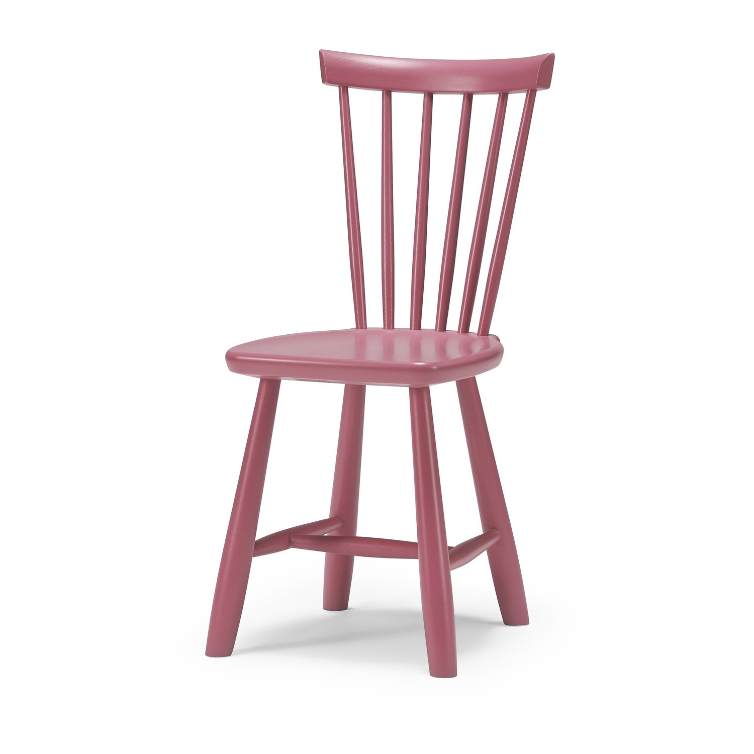 Stolab Fotel Lilla Åland brzoza 33 cm Pudrowy róż | Skandynawski Design | Krzesła | Różowy