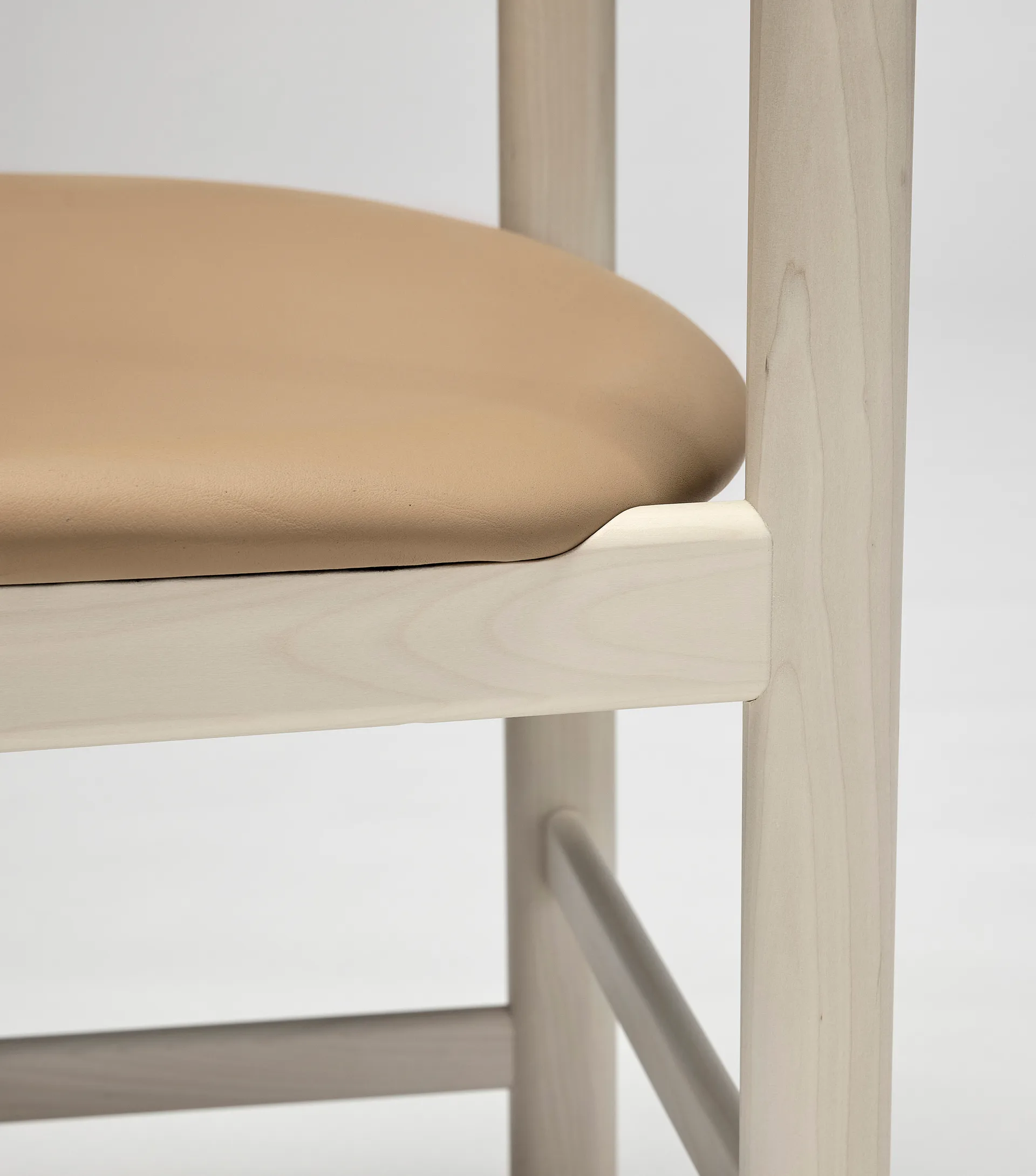 Krzesło Pal, Brzoza jasna, matowy lakier-Elmosoft 22030 Stolab