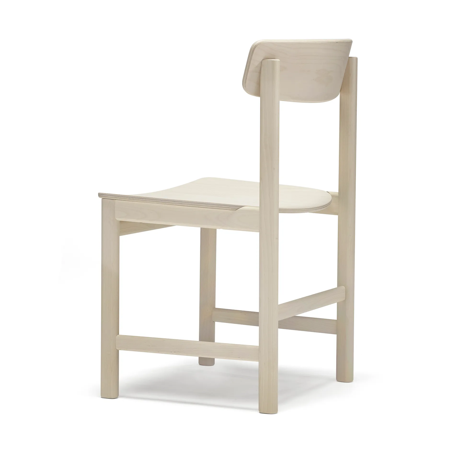 Krzesło Pal, Brzoza jasna, matowy lakier Stolab