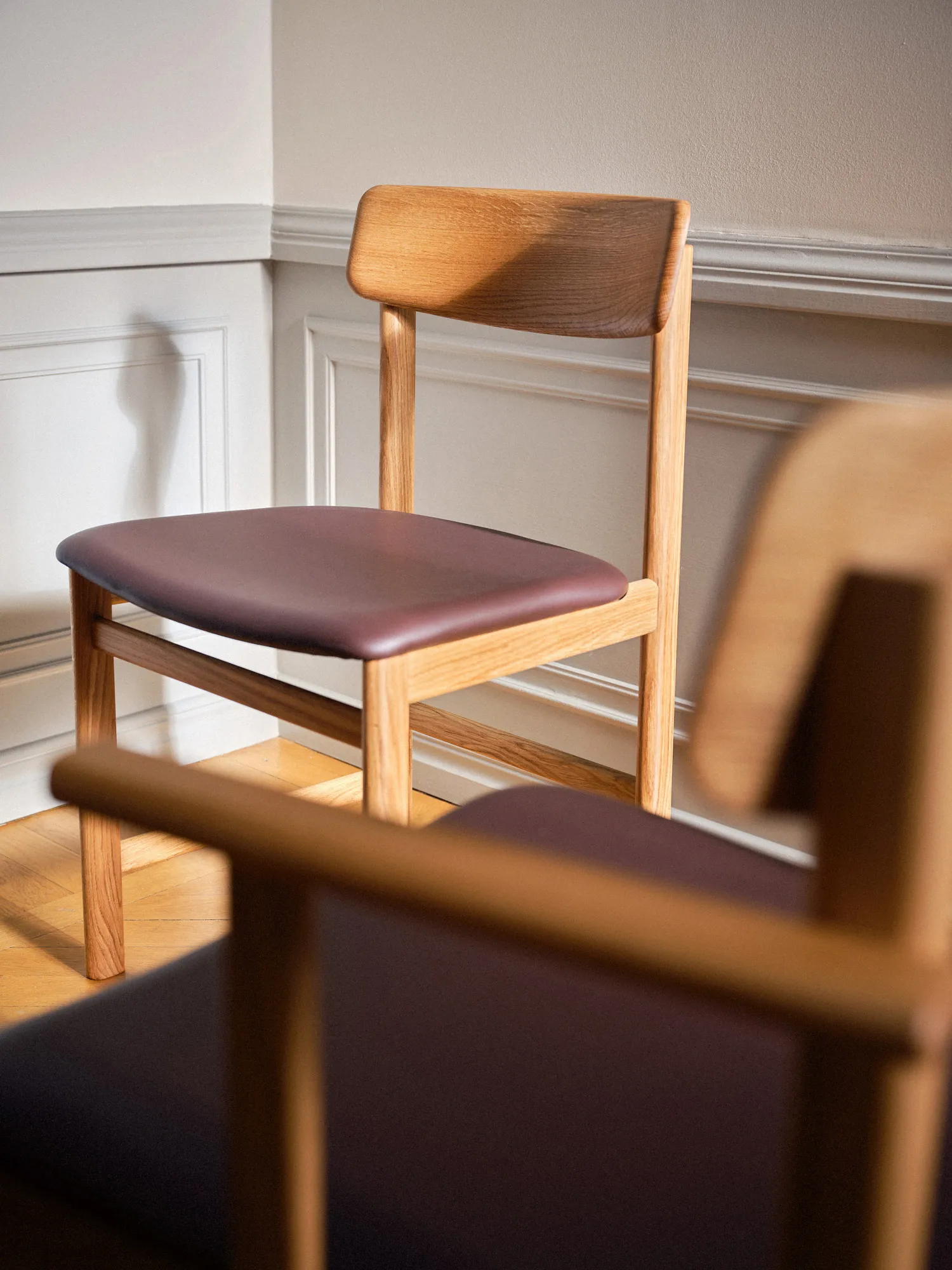 Krzesło Pal, Dąb, naturalny olej-Elmosoft 93129 Stolab