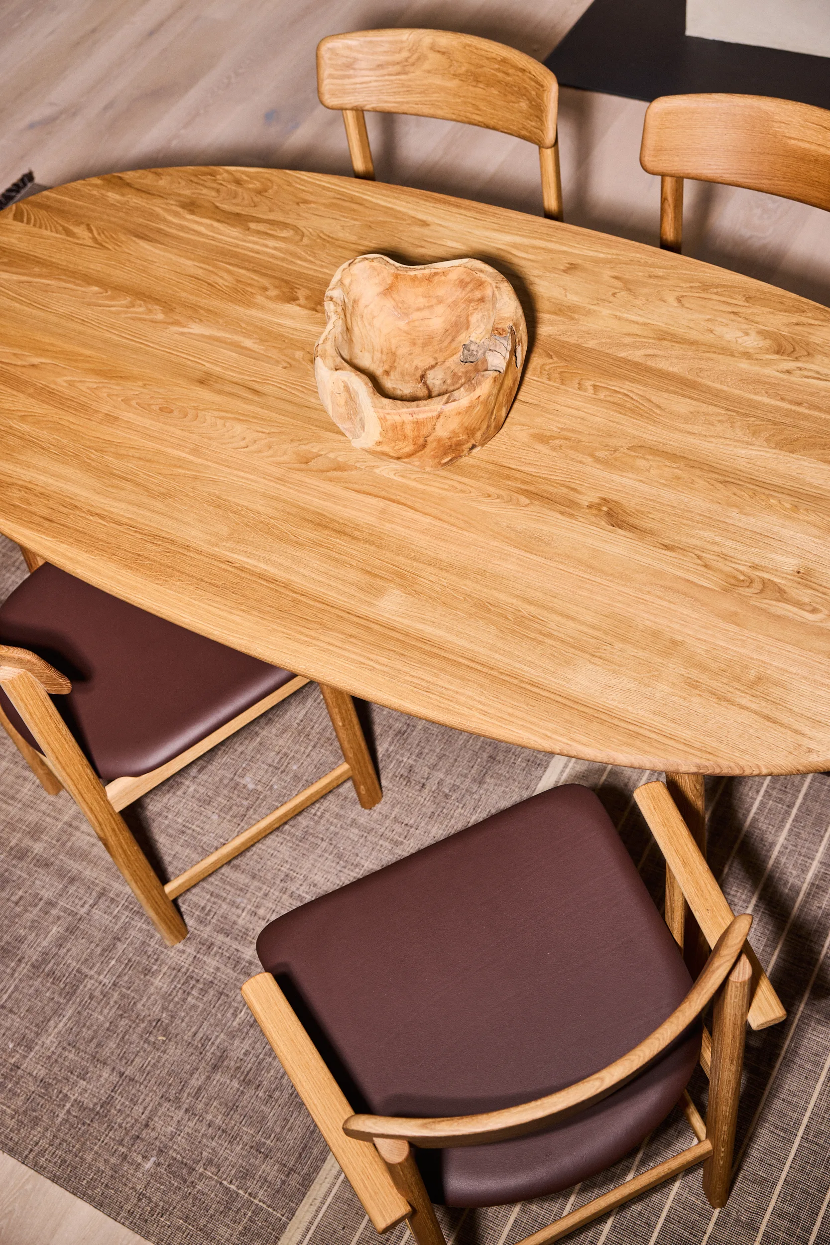 Krzesło Pal, Dąb, naturalny olej-Elmosoft 93129 Stolab