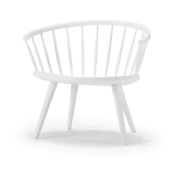 Krzesło wypoczynkowe Arka brzoza - Biały - Stolab