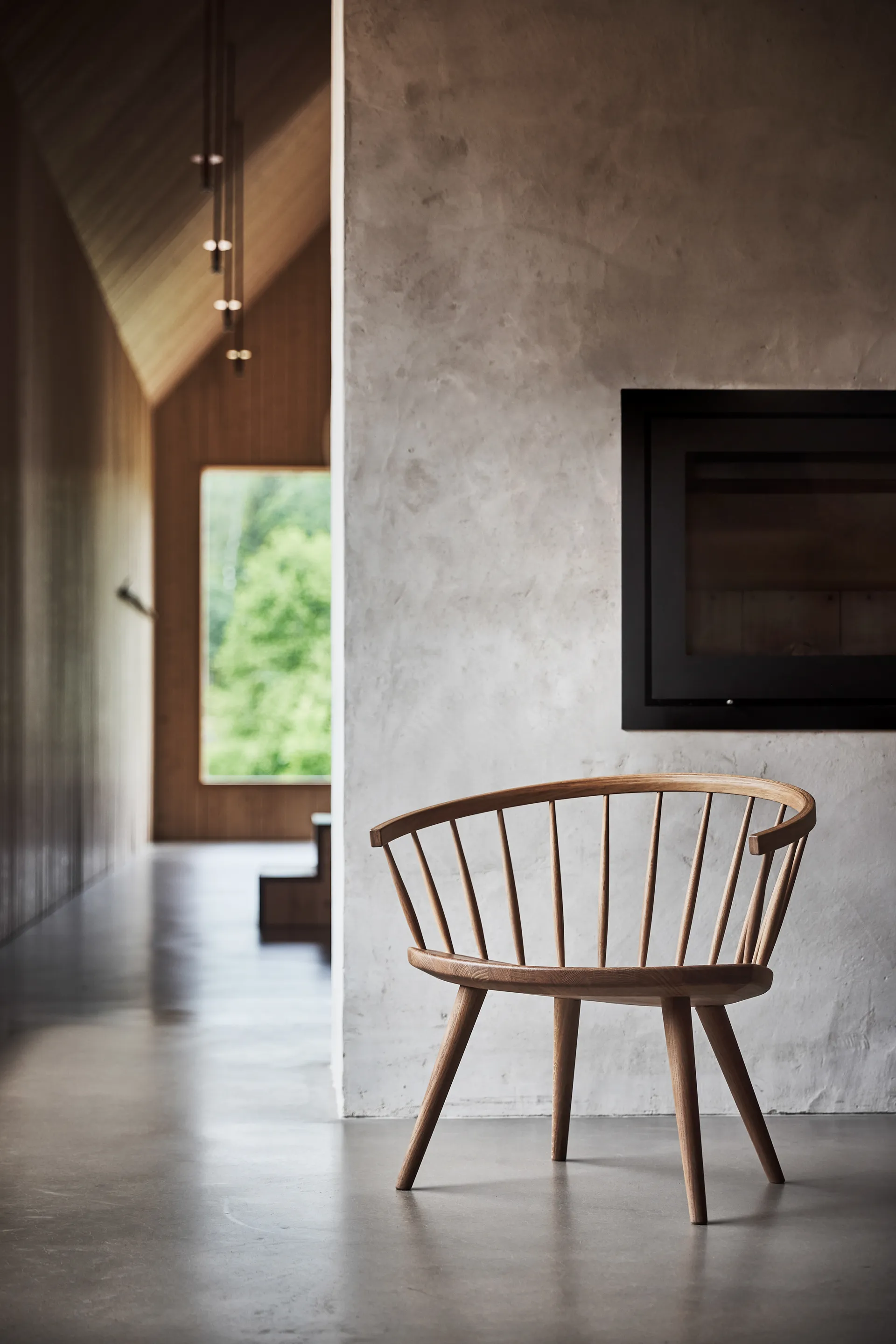 Krzesło wypoczynkowe Arka dąb, Naturalny olej Stolab