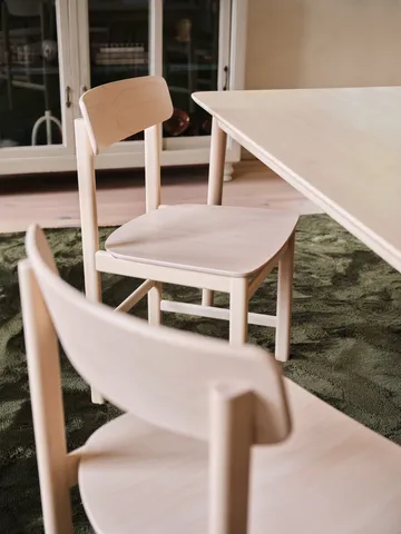 Krzesło z podłokietnikami Pal  - Brzoza jasna, matowy lakier - Stolab