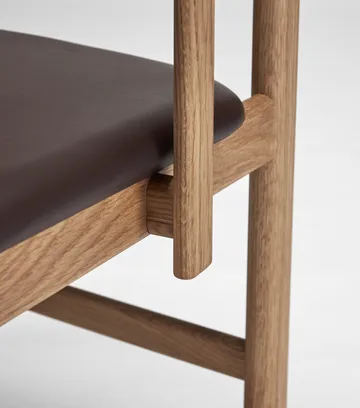 Krzesło z podłokietnikami Pal  - Dąb, naturalny olej-Elmosoft 93129 - Stolab