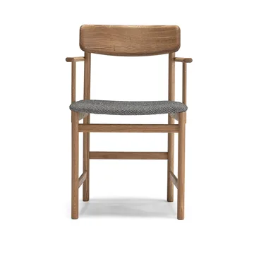 Krzesło z podłokietnikami Pal  - Dąb, naturalny olej-Tornado V3576 - Stolab