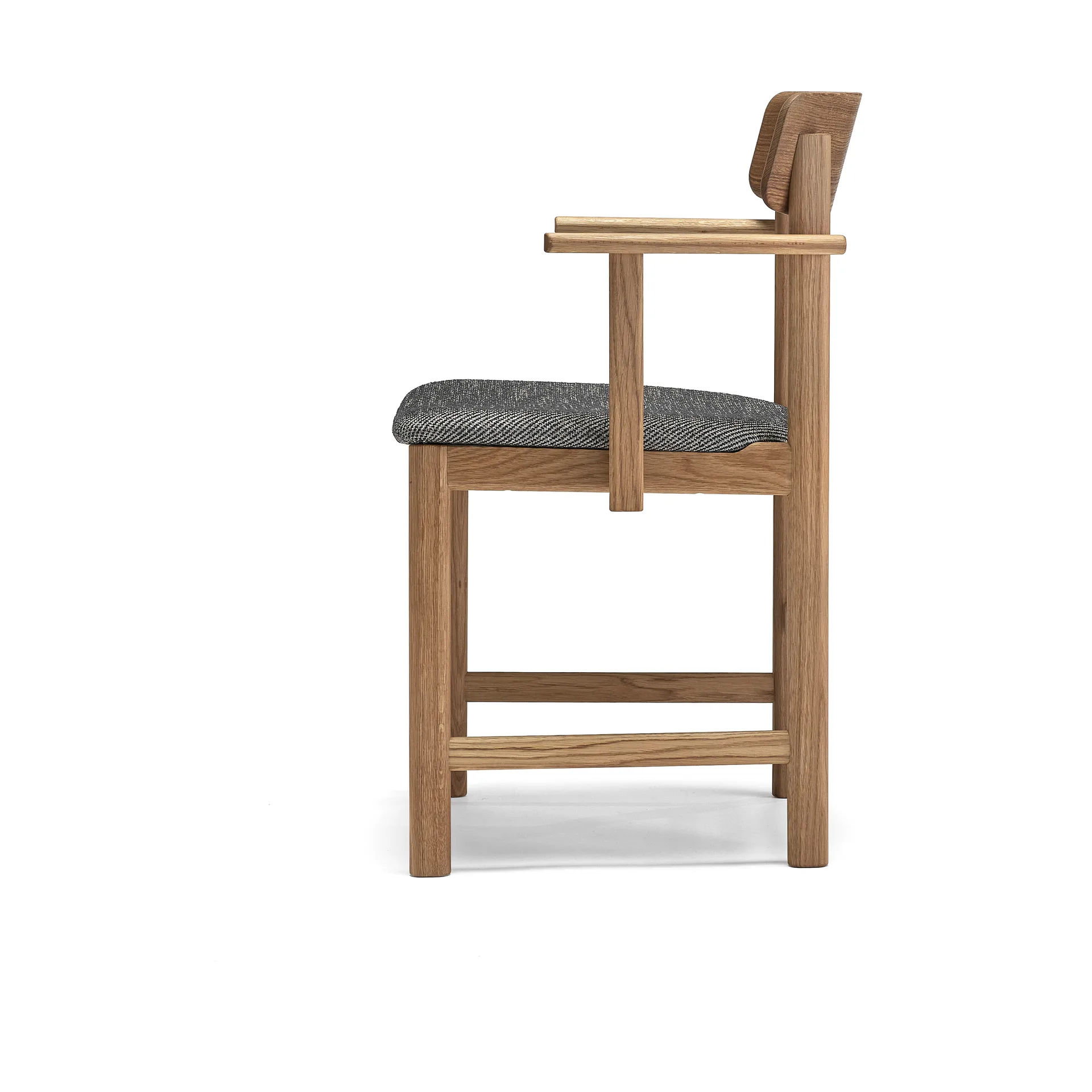 Krzesło z podłokietnikami Pal , Dąb, naturalny olej-Tornado V3576 Stolab