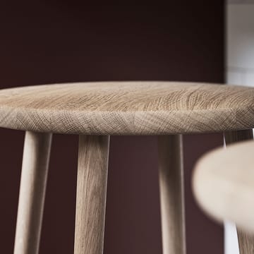 Miss Button krzesło barowe - dąb Naturalna olja, średni - Stolab