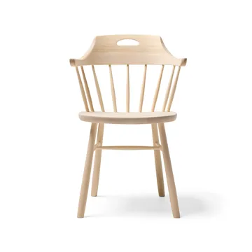 Småland fotel z podłokietnikami - Jasny matowy lakier - Stolab