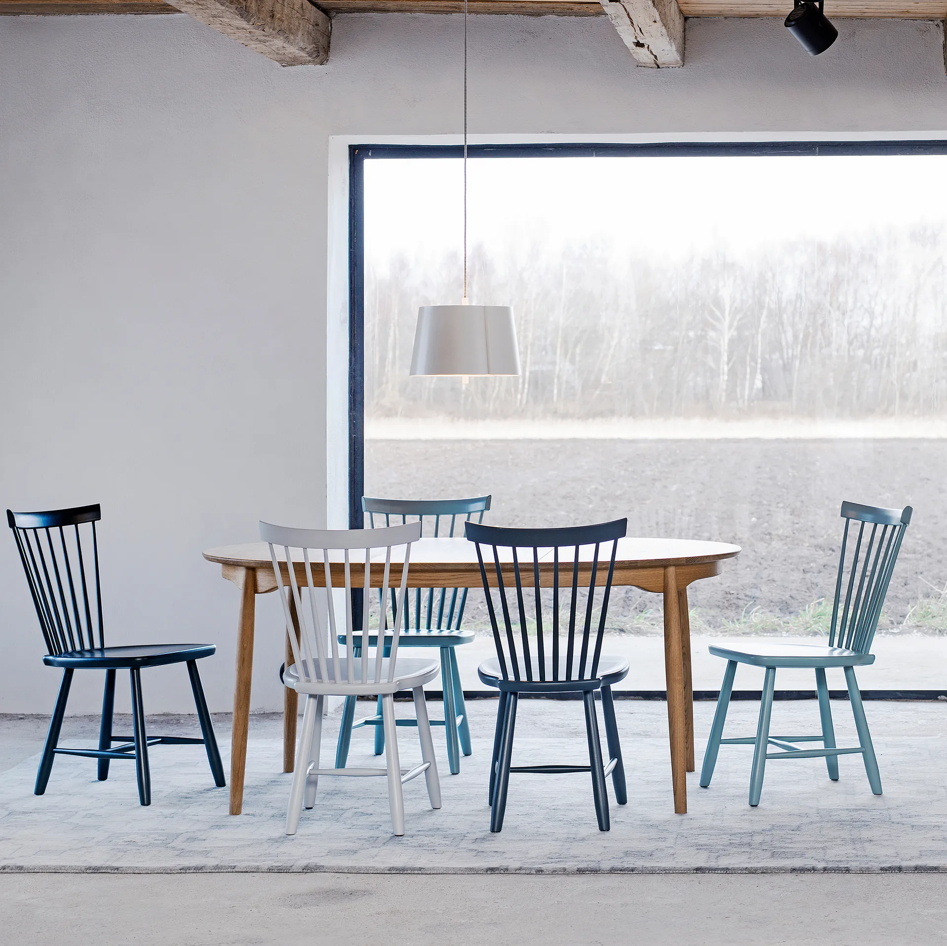 Stół do jadalni Ø115, rozkładany, Naturalny olej dębowy Stolab