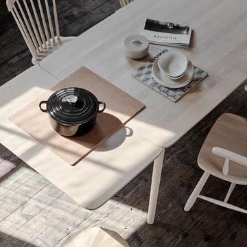 Stół Prima Vista - brzoza lakier jasny mat, 120cm, 1 wkładka - Stolab