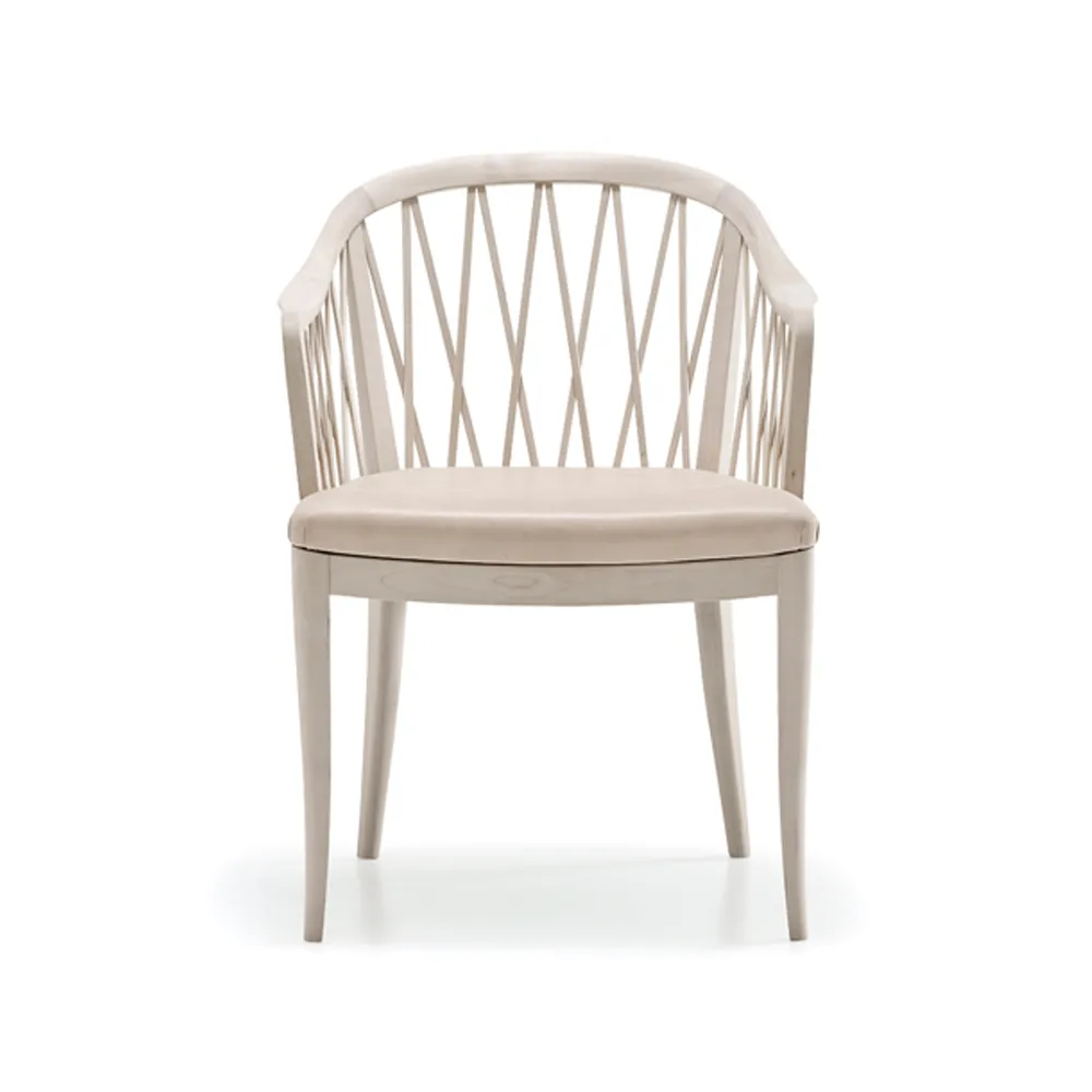 Widemar fotel, skóra naturalna tärnsjö, brzoza olejowana Stolab