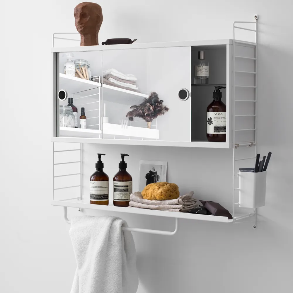 Kombinacja łazienkowa String A - biała,  String