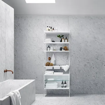 Kombinacja łazienkowa String L - biała - String