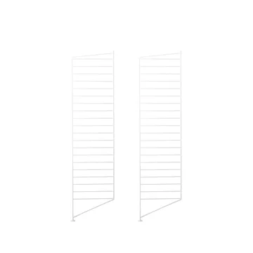 Panel podłogowy String - biały, 115x30 cm, 2-pakiet - String