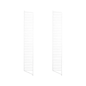 Panel podłogowy String - biały, 200x30 cm, 2-pakiet - String