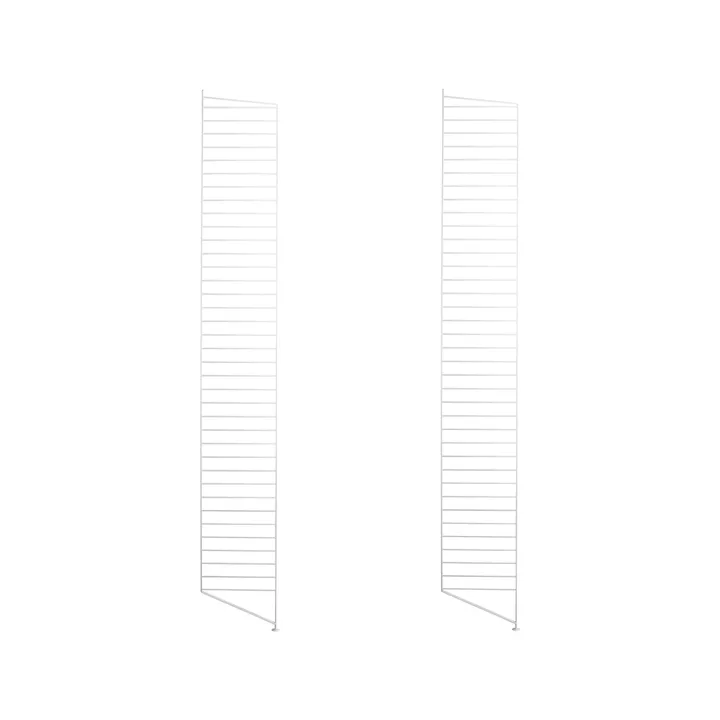 Panel podłogowy String - biały, 200x30 cm, 2-pakiet - String