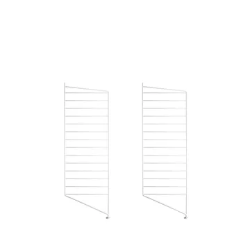 Panel podłogowy String - biały, 85x30 cm, 2-pakiet - String