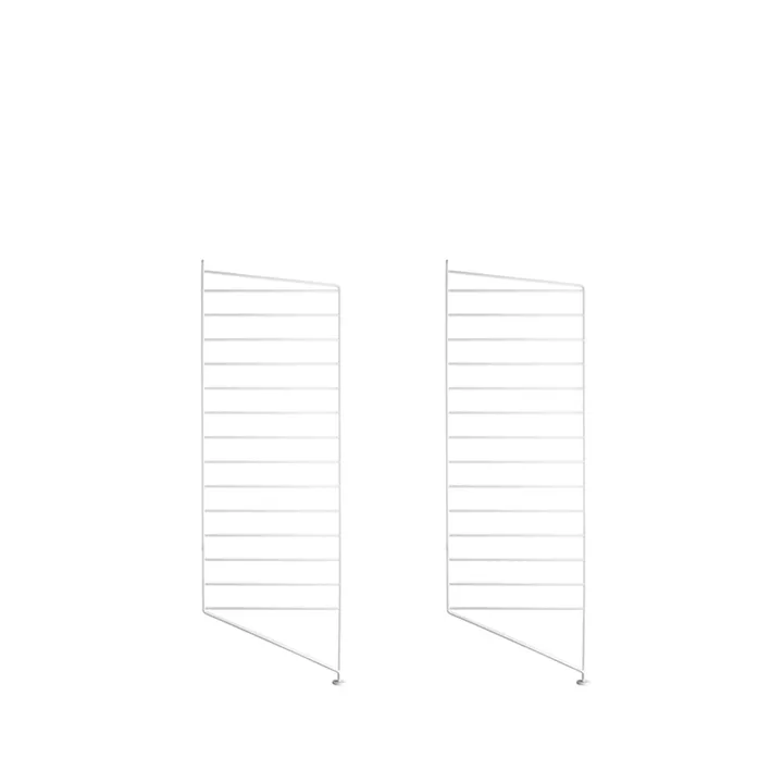 Panel podłogowy String - biały, 85x30 cm, 2-pakiet - String
