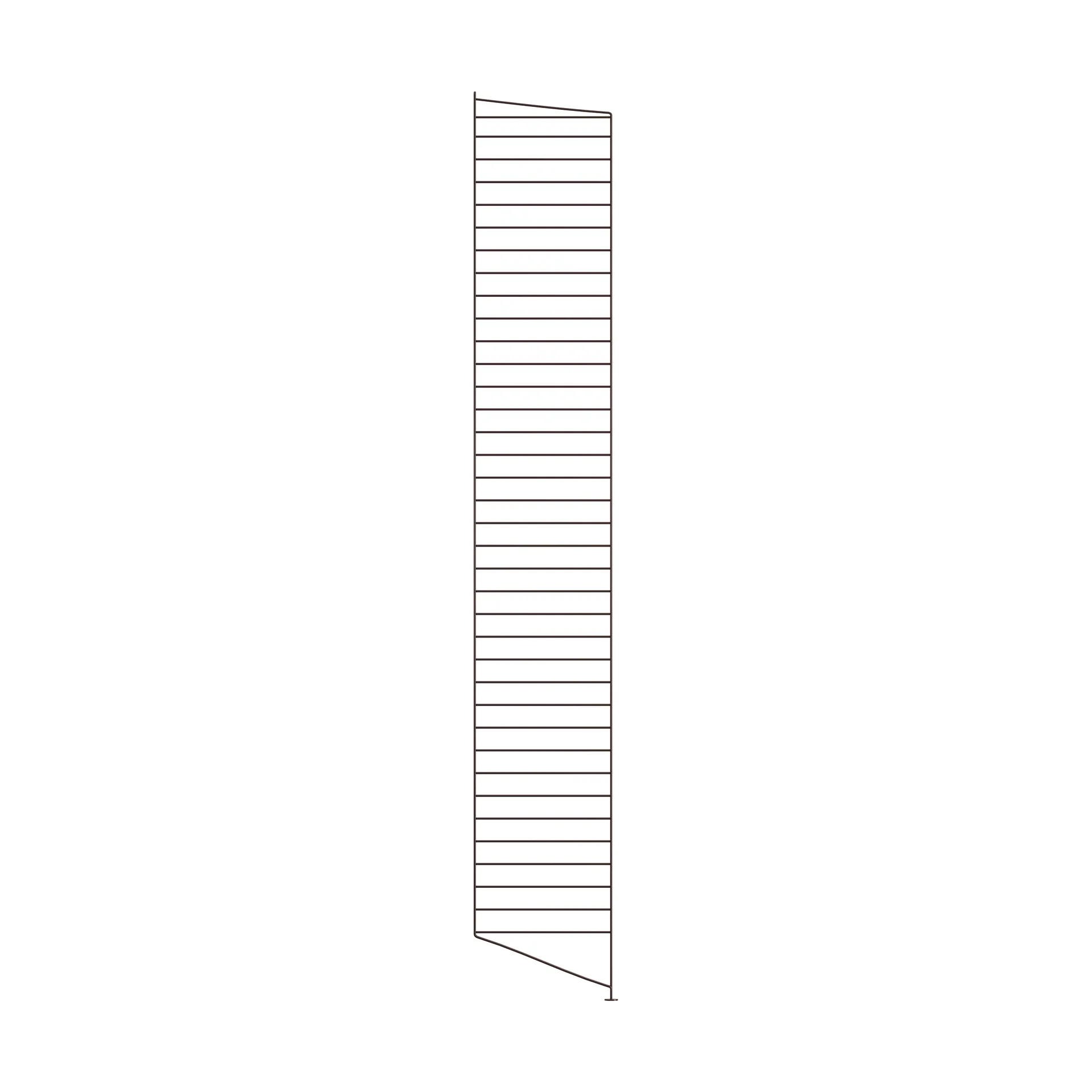 Panel podłogowy String, Ciemnobrązowy, 200x30 cm, 1 szt. String