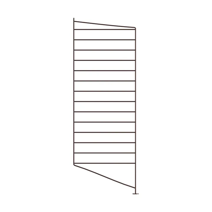 Panel podłogowy String - Ciemnobrązowy, 85×30 cm, 1 szt. - String